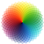 Icone roue de couleur